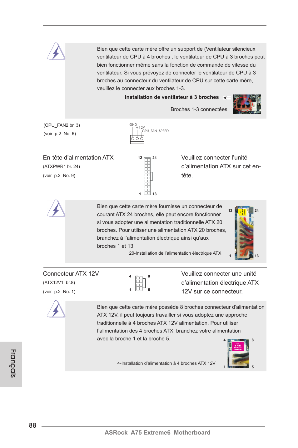 Français | ASRock A75 Extreme6 User Manual | Page 88 / 286