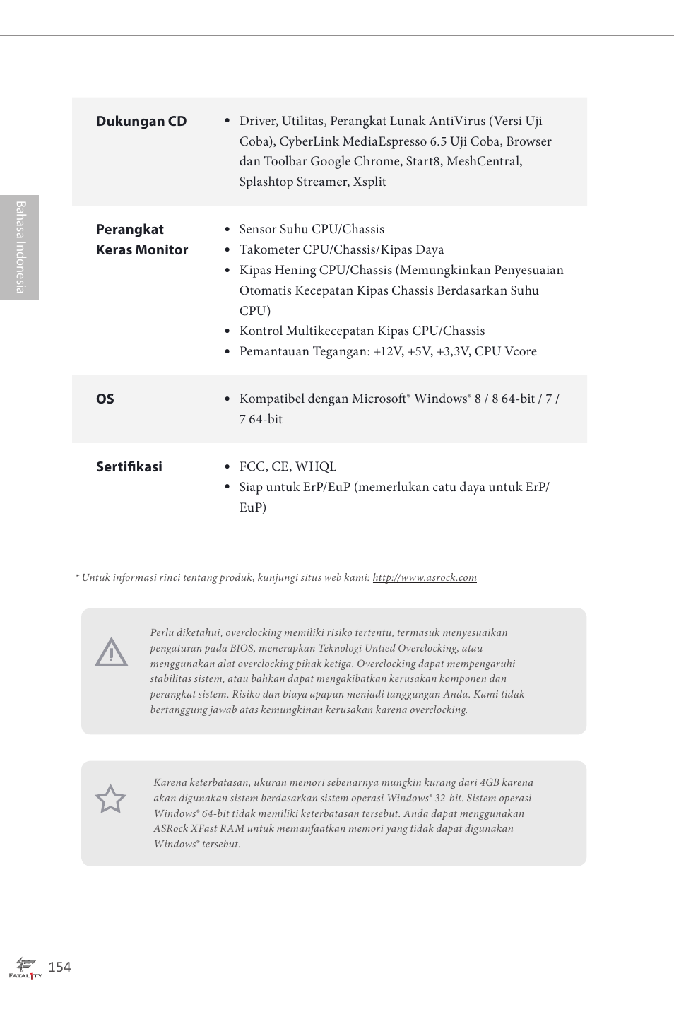 ASRock Fatal1ty H87 Performance User Manual | Page 158 / 165