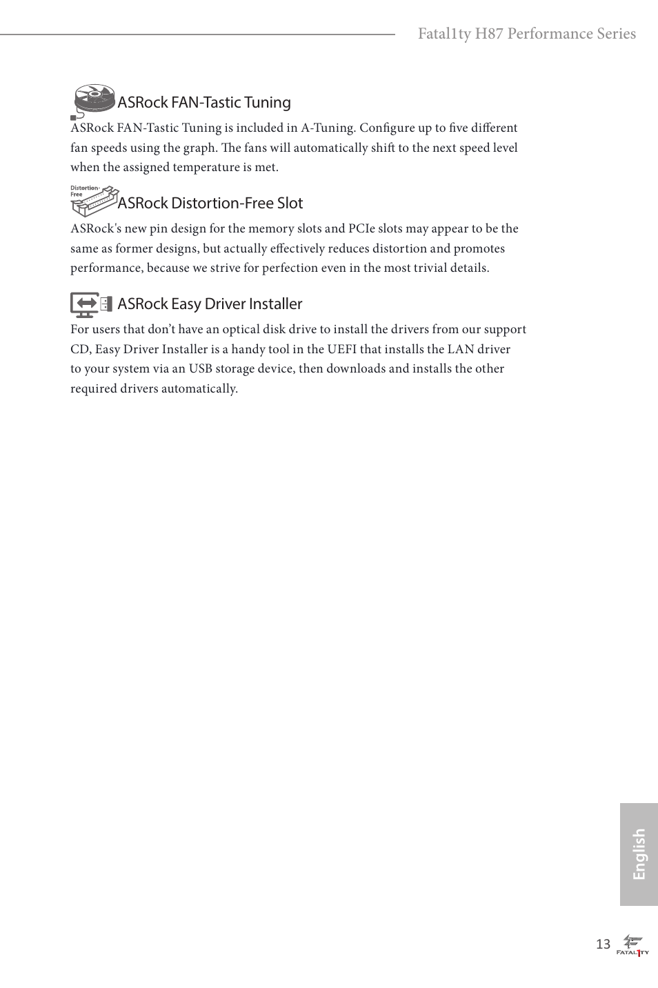 ASRock Fatal1ty H87 Performance User Manual | Page 17 / 165