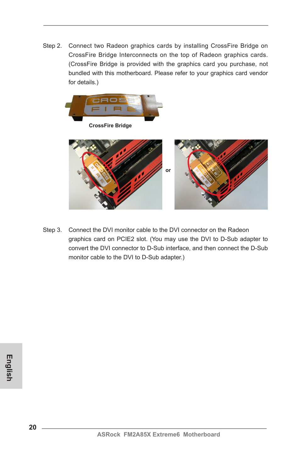 English | ASRock FM2A85X Extreme6 User Manual | Page 20 / 186