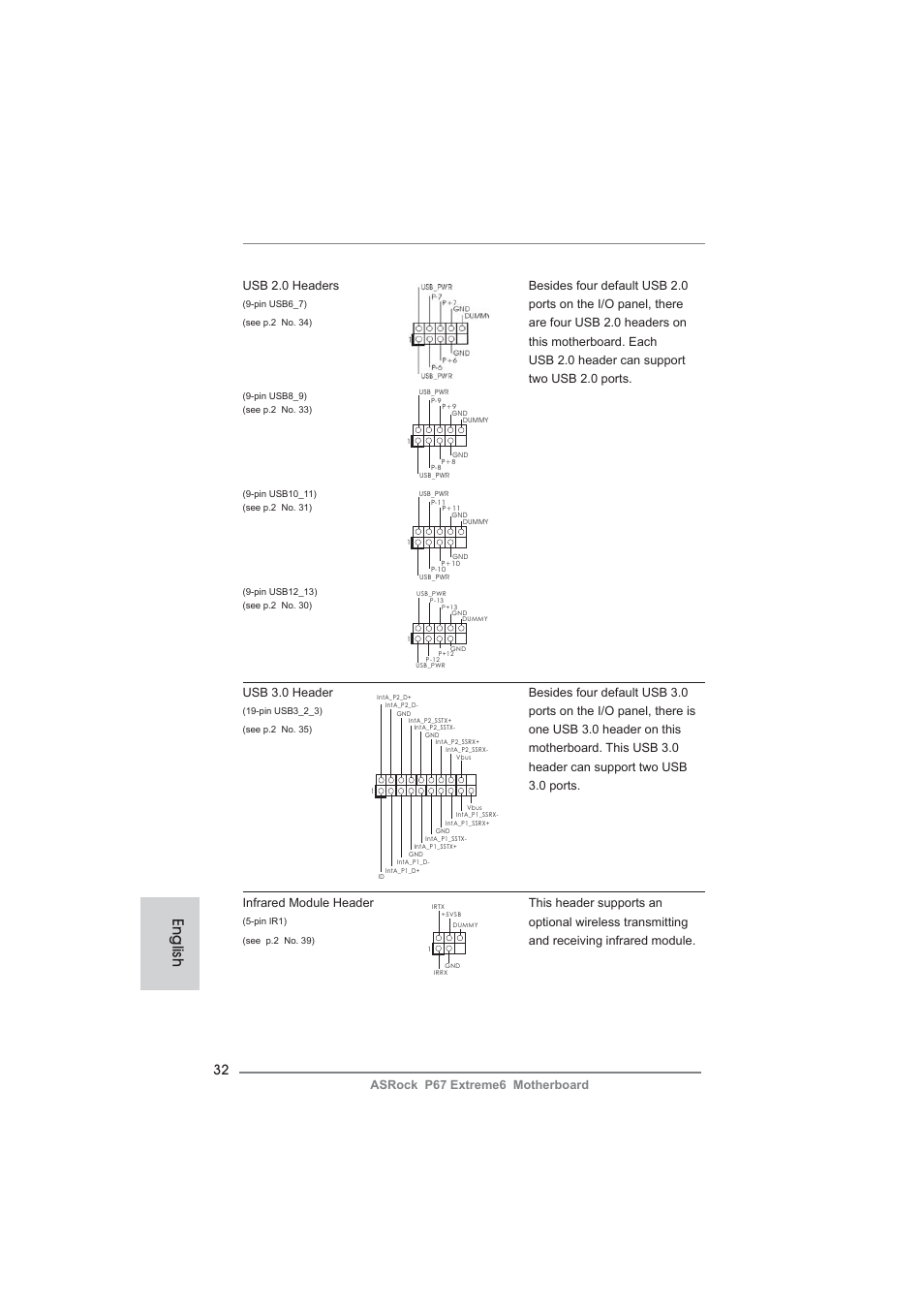 English | ASRock P67 Extreme6 User Manual | Page 32 / 312