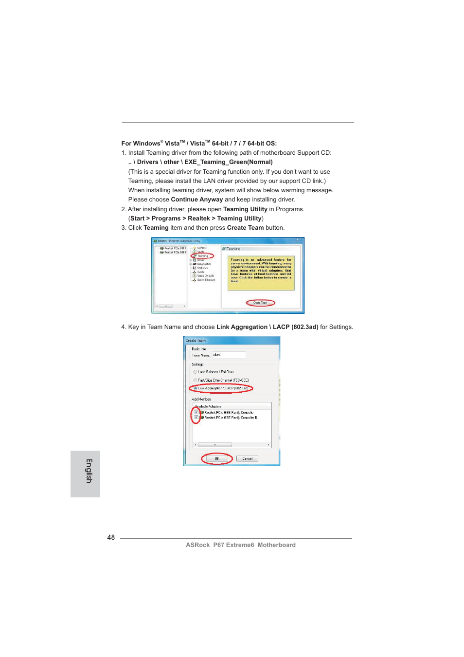 English | ASRock P67 Extreme6 User Manual | Page 48 / 312