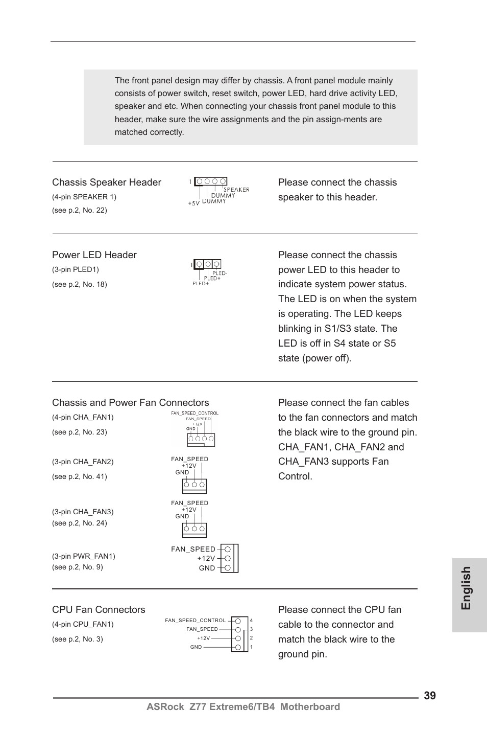 English | ASRock Z77 Extreme6__TB4 User Manual | Page 39 / 206