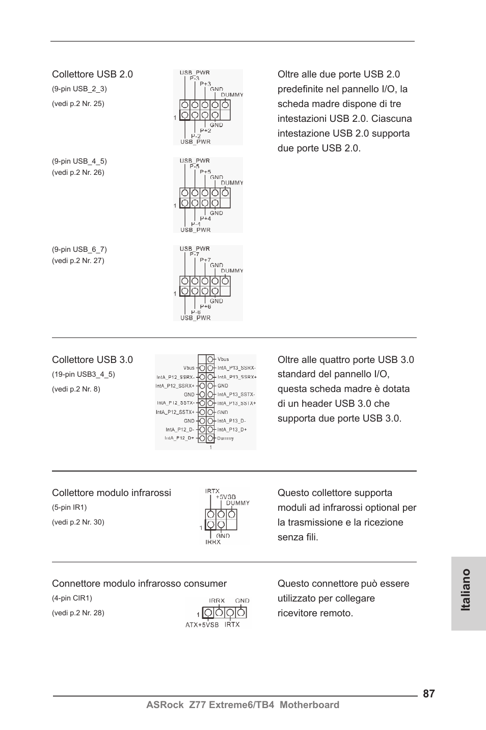 Italiano | ASRock Z77 Extreme6__TB4 User Manual | Page 87 / 206