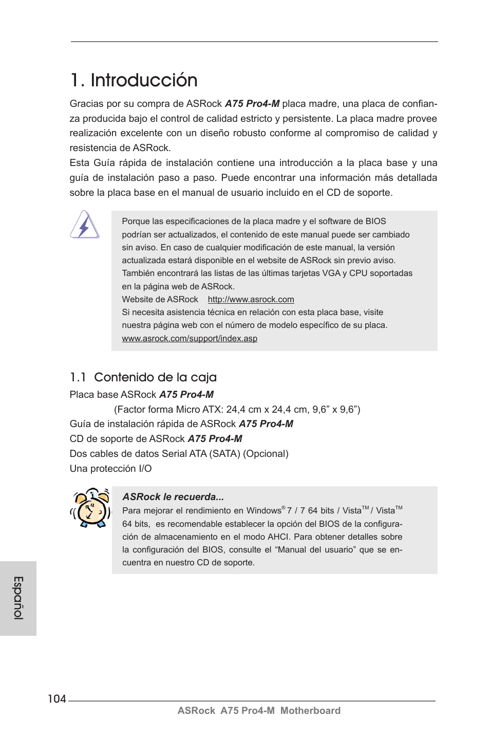 ASRock A75 Pro4-M User Manual | Page 104 / 260