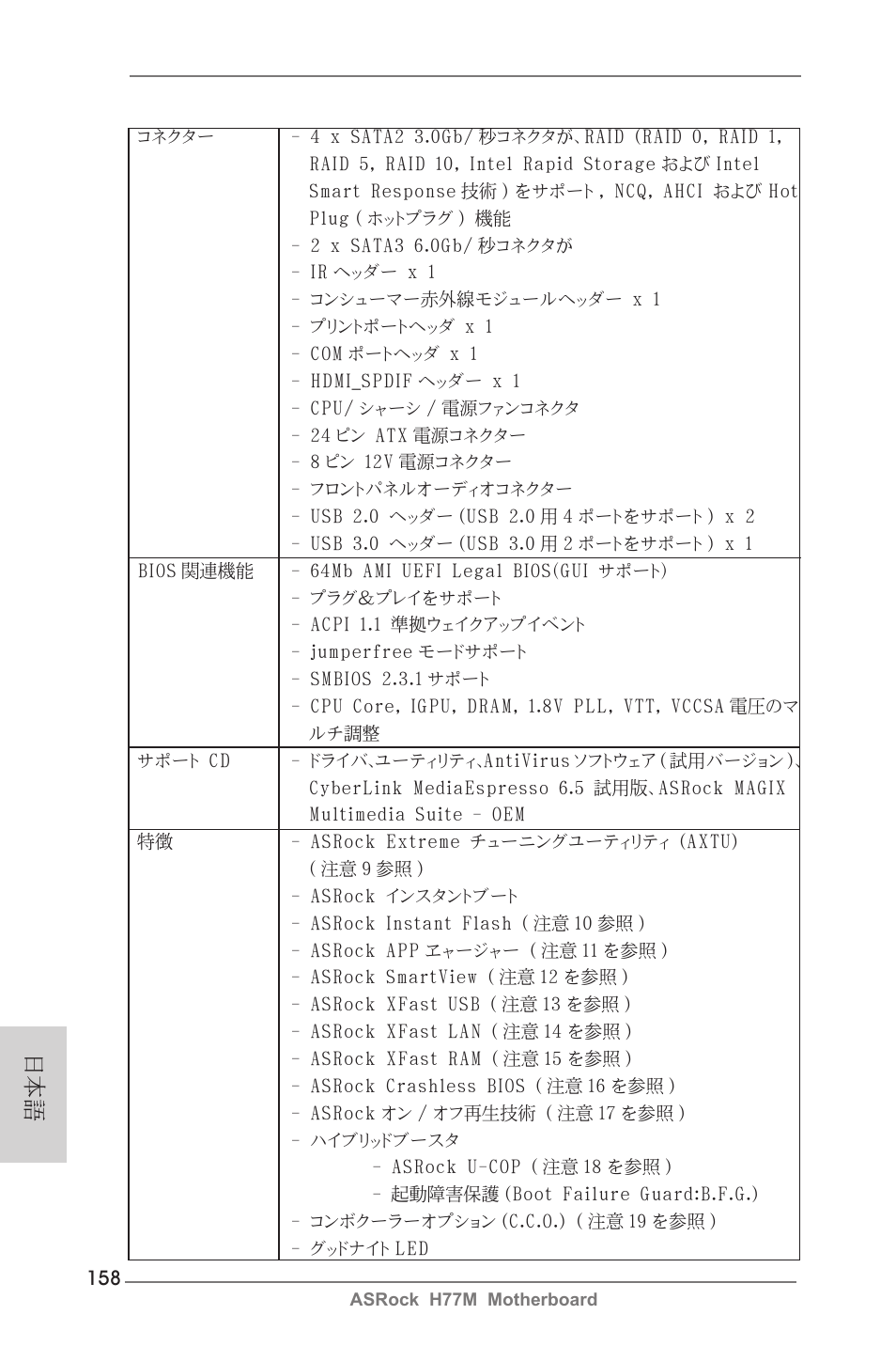 ASRock H77M User Manual | Page 158 / 206