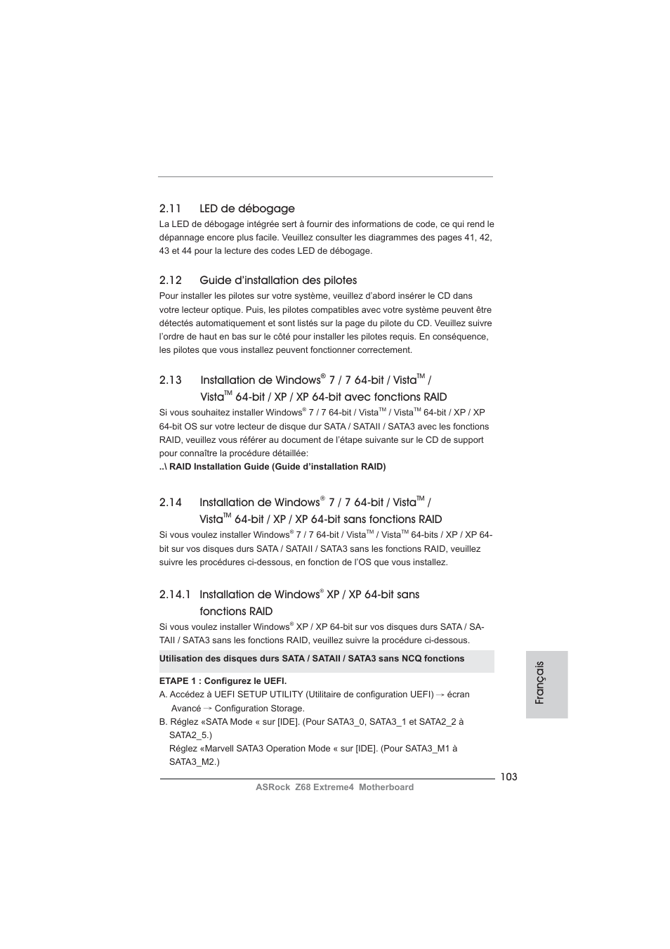 ASRock Z68 Extreme4 User Manual | Page 103 / 322