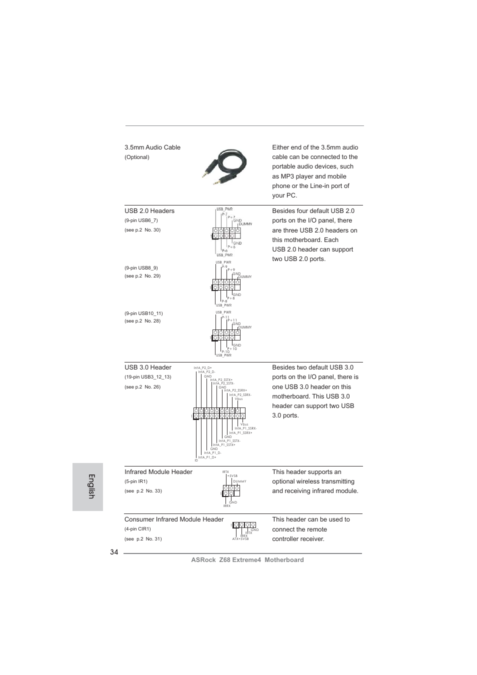 English | ASRock Z68 Extreme4 User Manual | Page 34 / 322