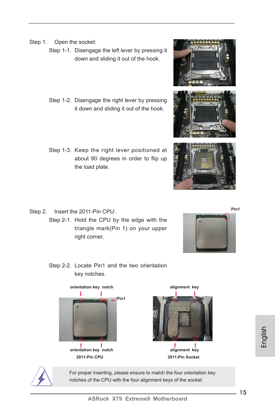 English | ASRock X79 Extreme9 User Manual | Page 15 / 246