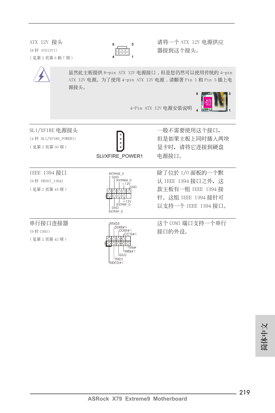 簡體中文 | ASRock X79 Extreme9 User Manual | Page 219 / 246