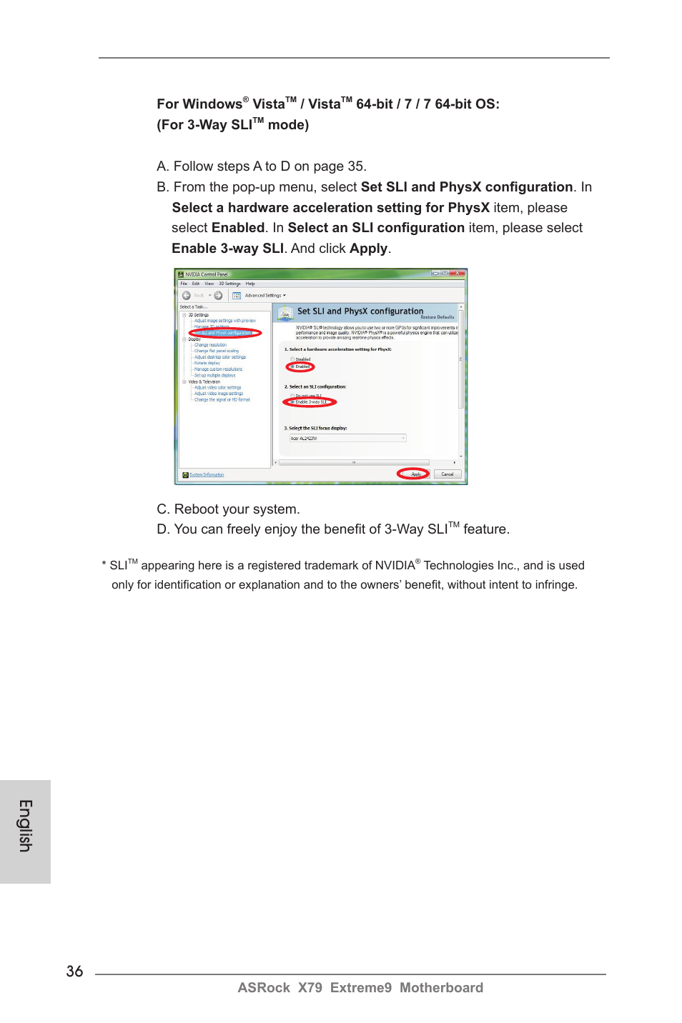 English | ASRock X79 Extreme9 User Manual | Page 36 / 246