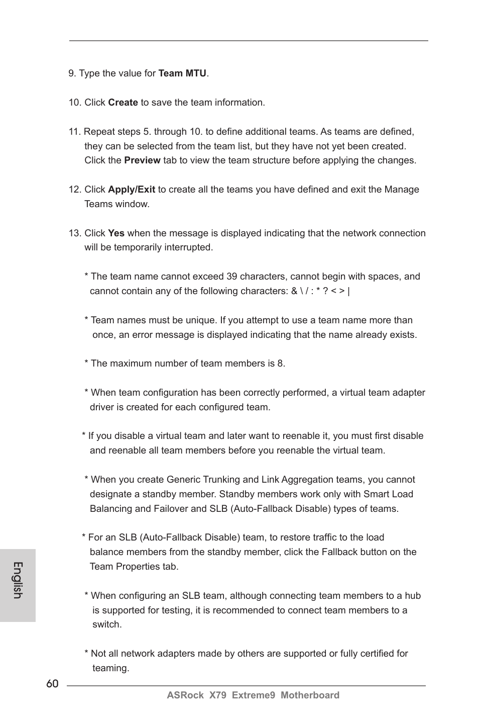 English | ASRock X79 Extreme9 User Manual | Page 60 / 246