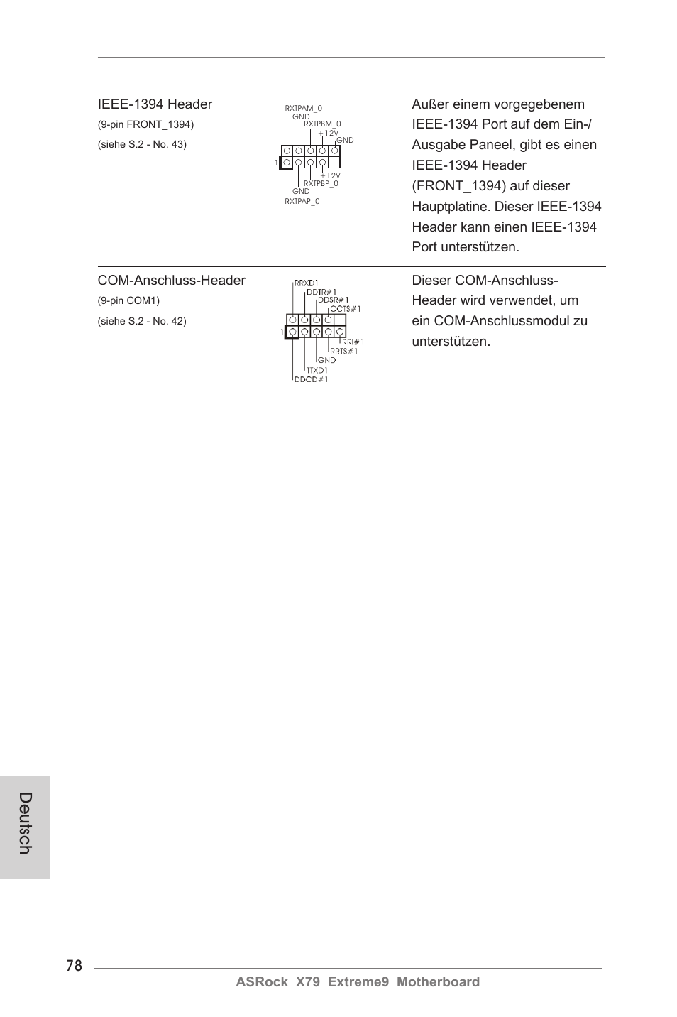 Deutsch | ASRock X79 Extreme9 User Manual | Page 78 / 246