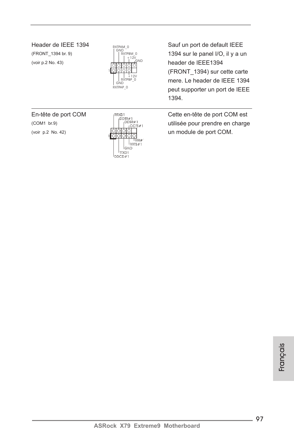 Français | ASRock X79 Extreme9 User Manual | Page 97 / 246