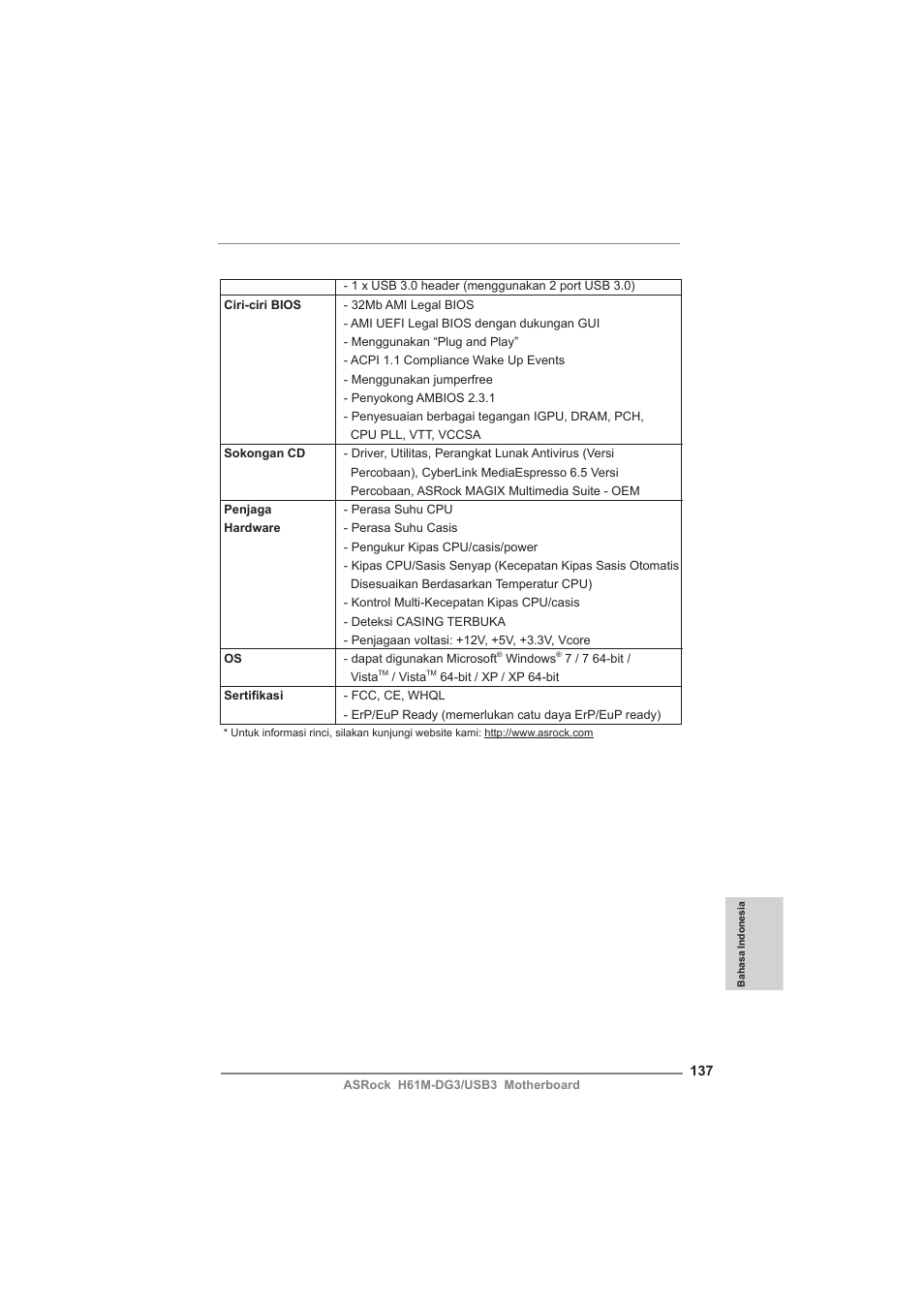 ASRock H61M-DG3__USB3 User Manual | Page 137 / 138