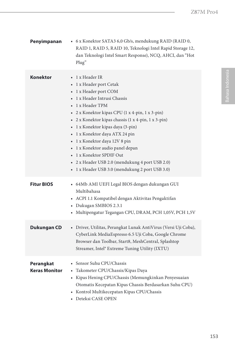 Z 8 7m pro4 | ASRock Z87M Pro4 User Manual | Page 155 / 163