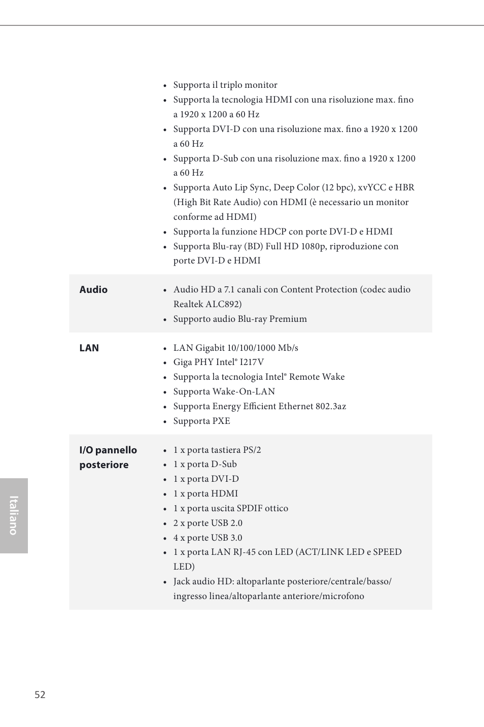 Italiano | ASRock Z87M Pro4 User Manual | Page 54 / 163