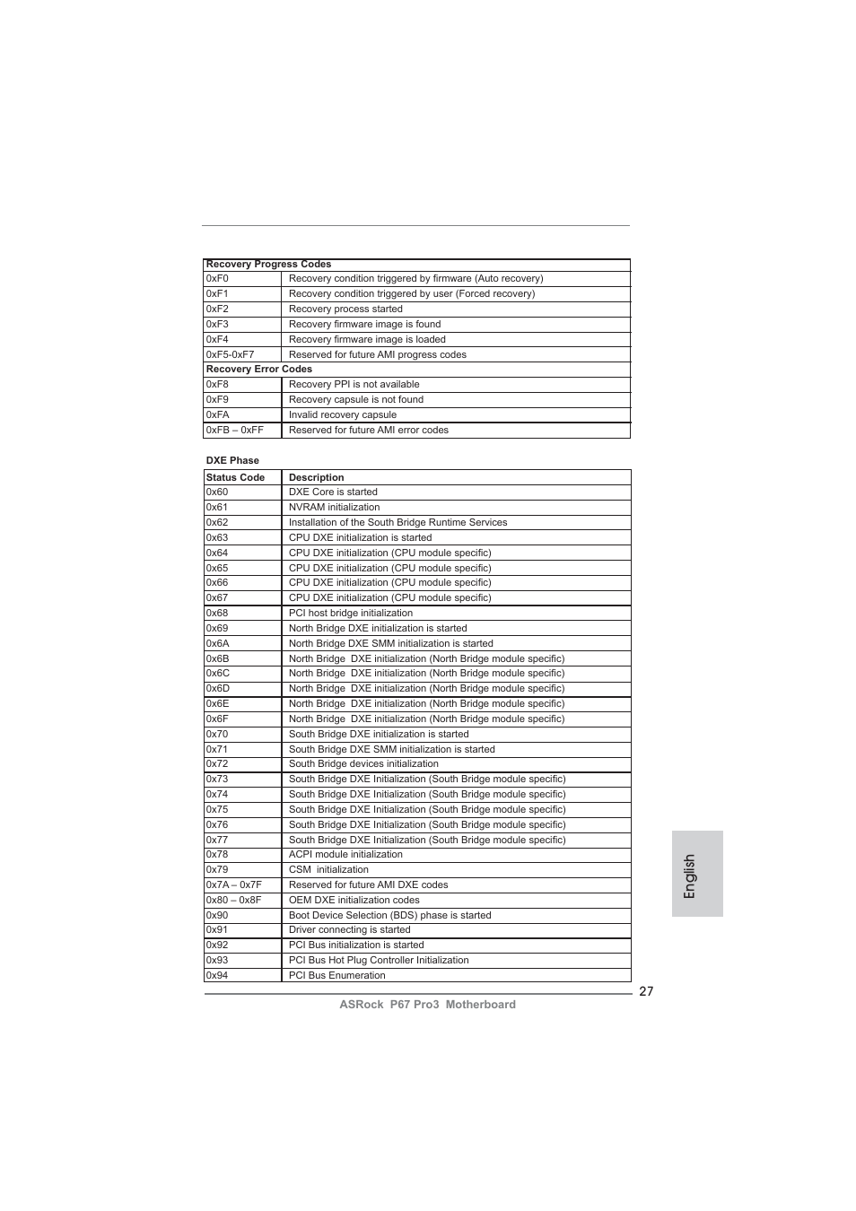 English | ASRock P67 Pro3 User Manual | Page 27 / 266