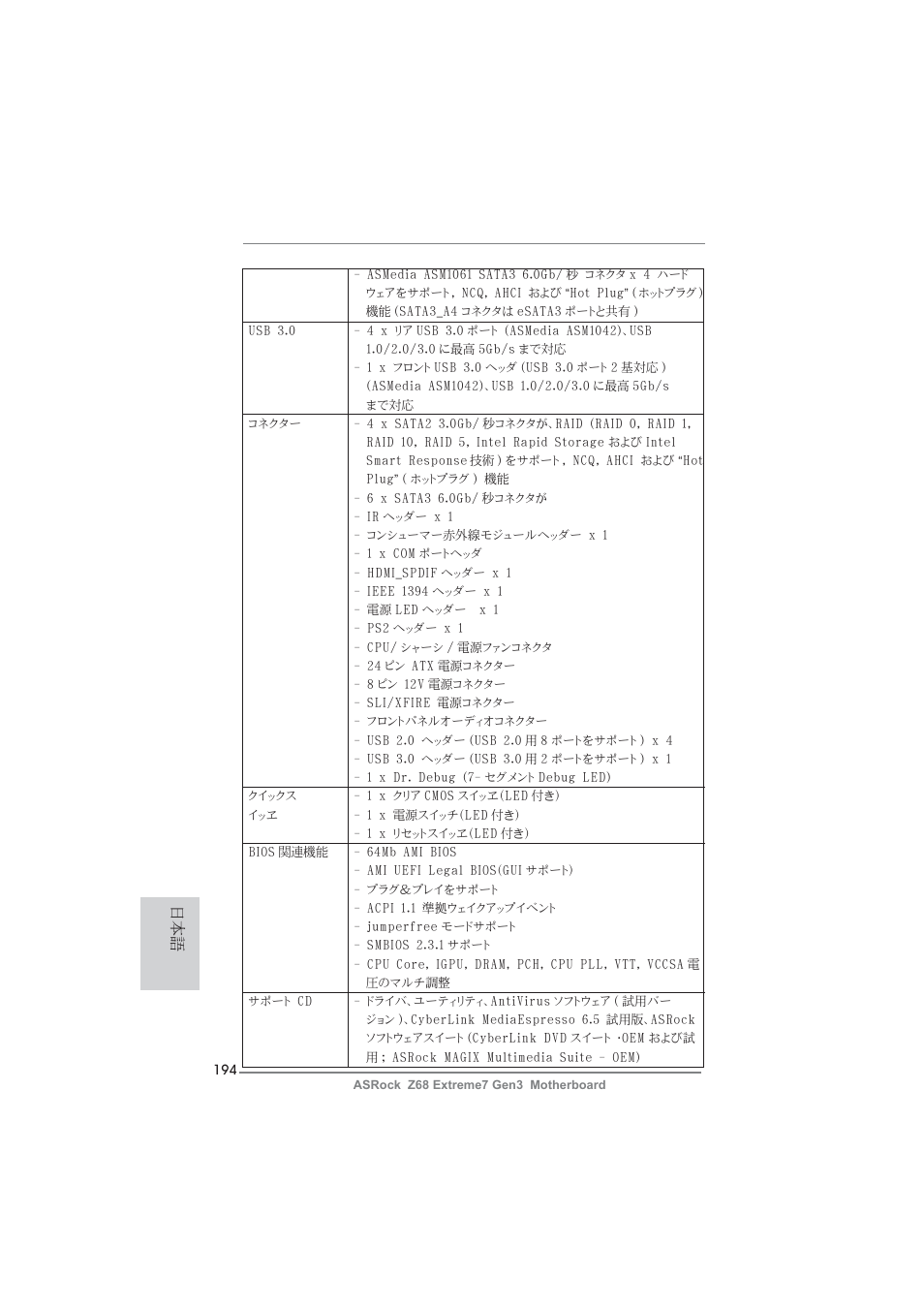 ASRock Z68 Extreme7 Gen3 User Manual | Page 194 / 249