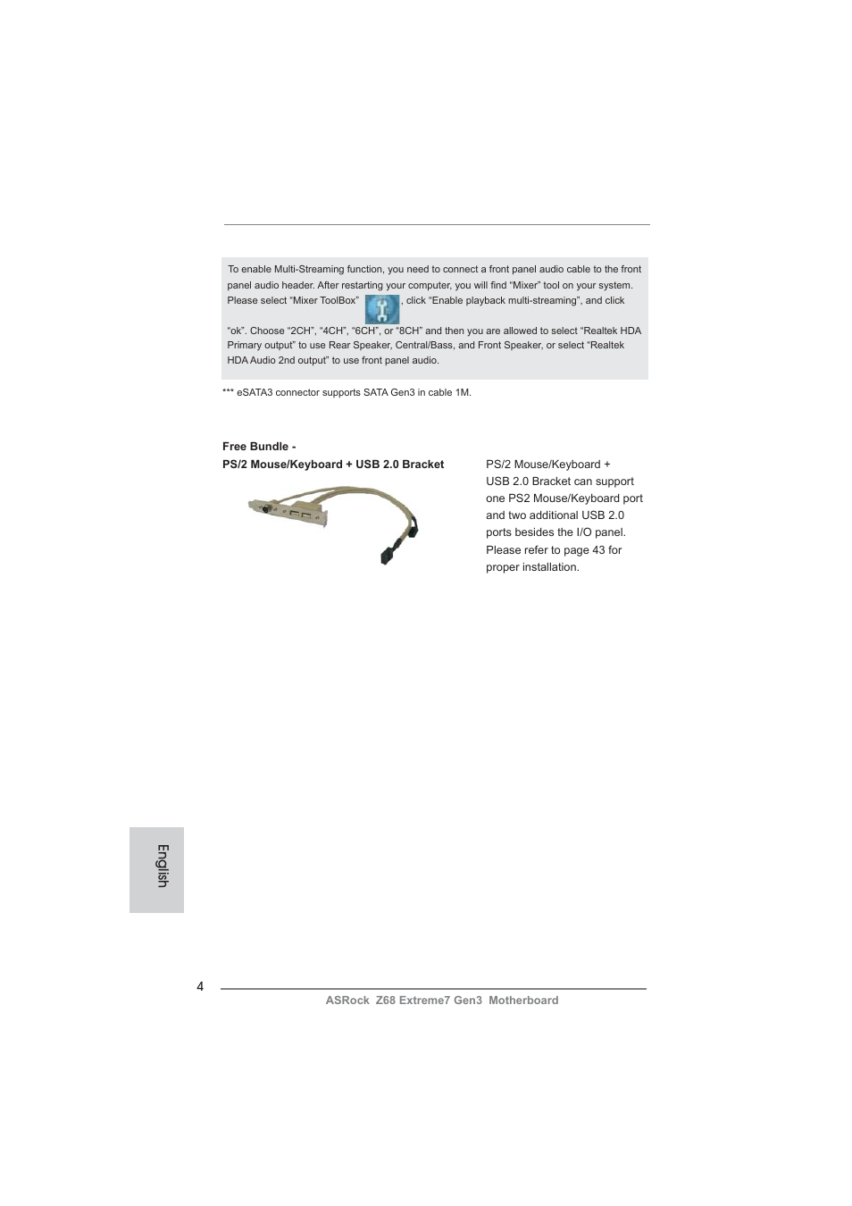 English | ASRock Z68 Extreme7 Gen3 User Manual | Page 4 / 249