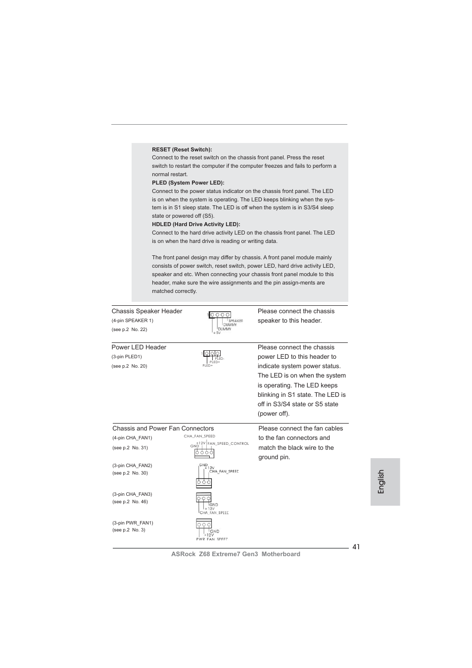 English | ASRock Z68 Extreme7 Gen3 User Manual | Page 41 / 249
