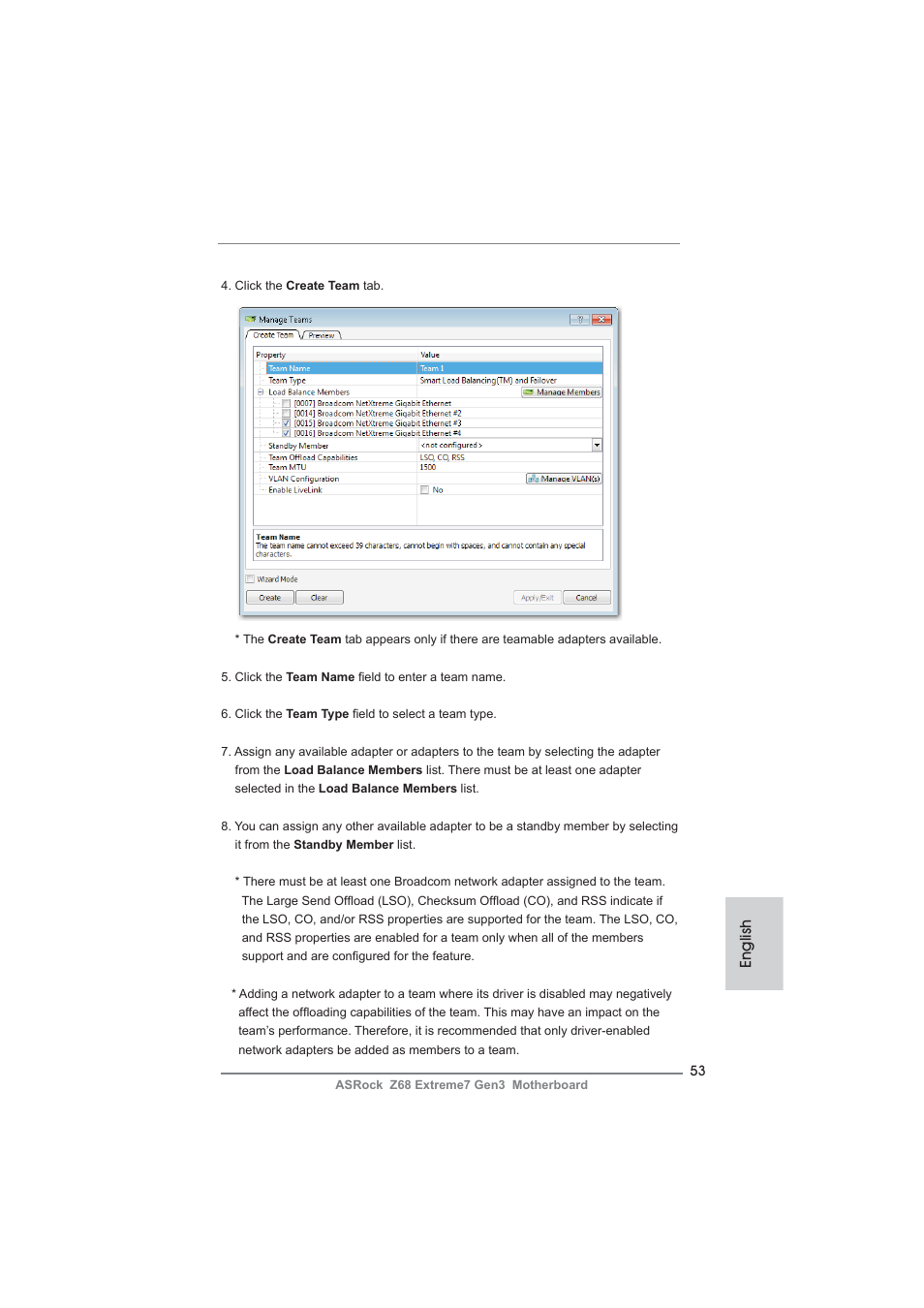 English | ASRock Z68 Extreme7 Gen3 User Manual | Page 53 / 249