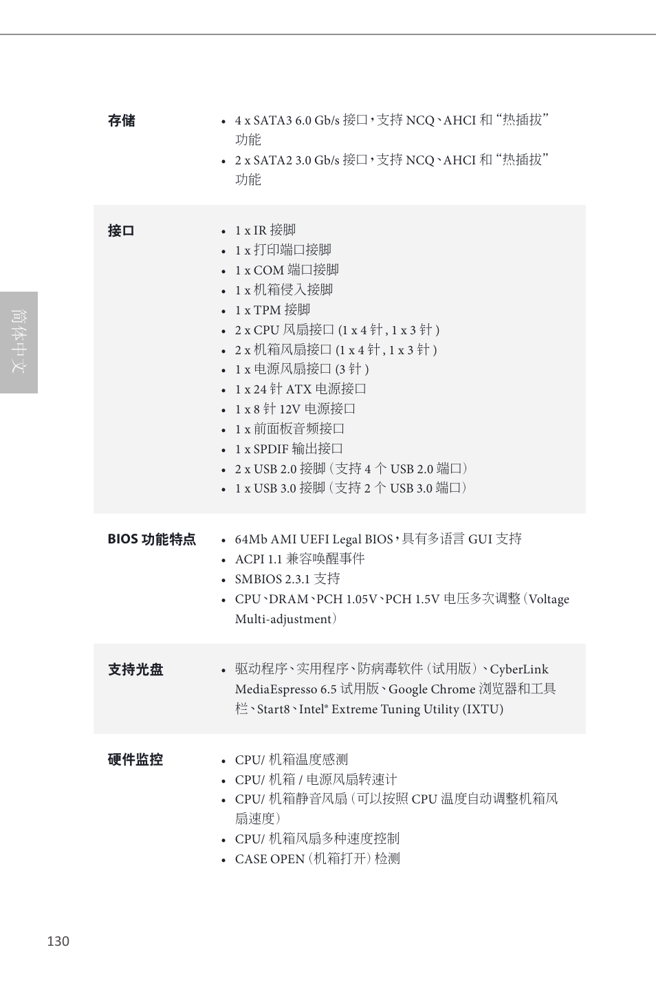 简体中文 | ASRock B85M User Manual | Page 132 / 163