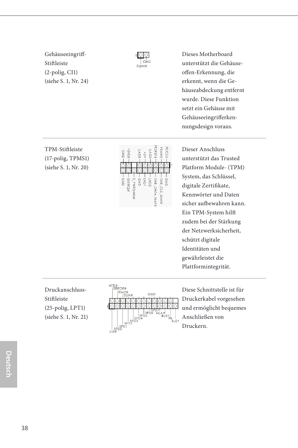 Deutsch | ASRock B85M User Manual | Page 40 / 163