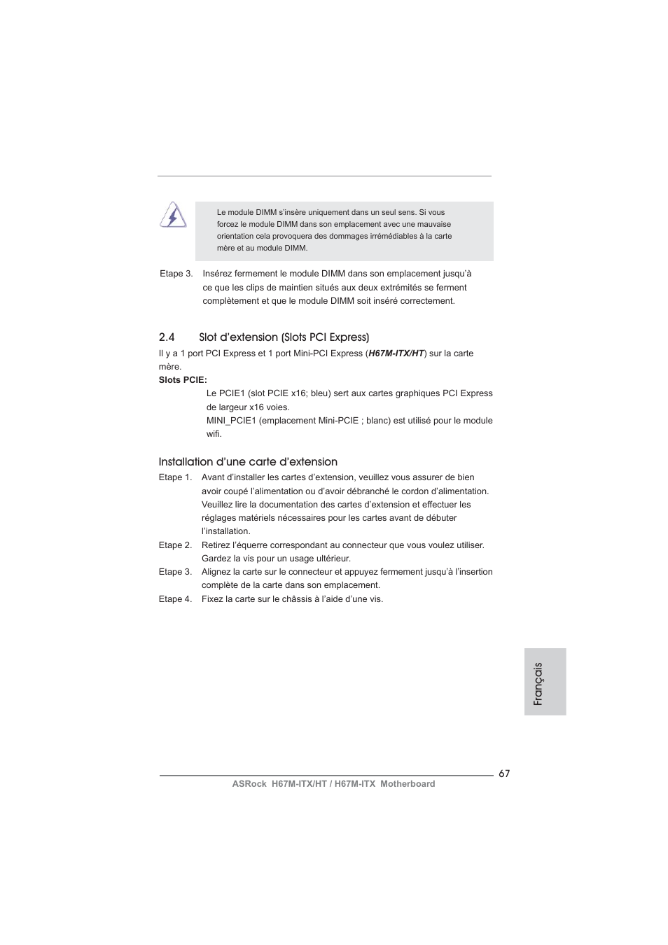 ASRock H67M-ITX User Manual | Page 67 / 243