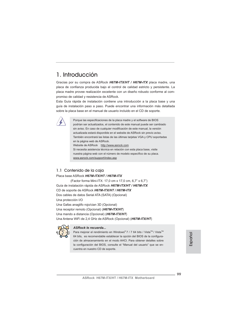 ASRock H67M-ITX User Manual | Page 99 / 243