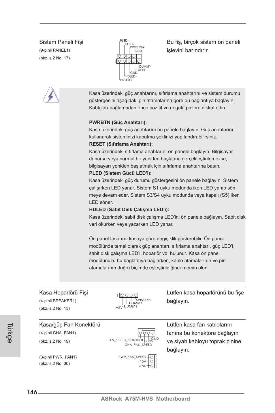 Türkçe | ASRock A75M-HVS User Manual | Page 146 / 232