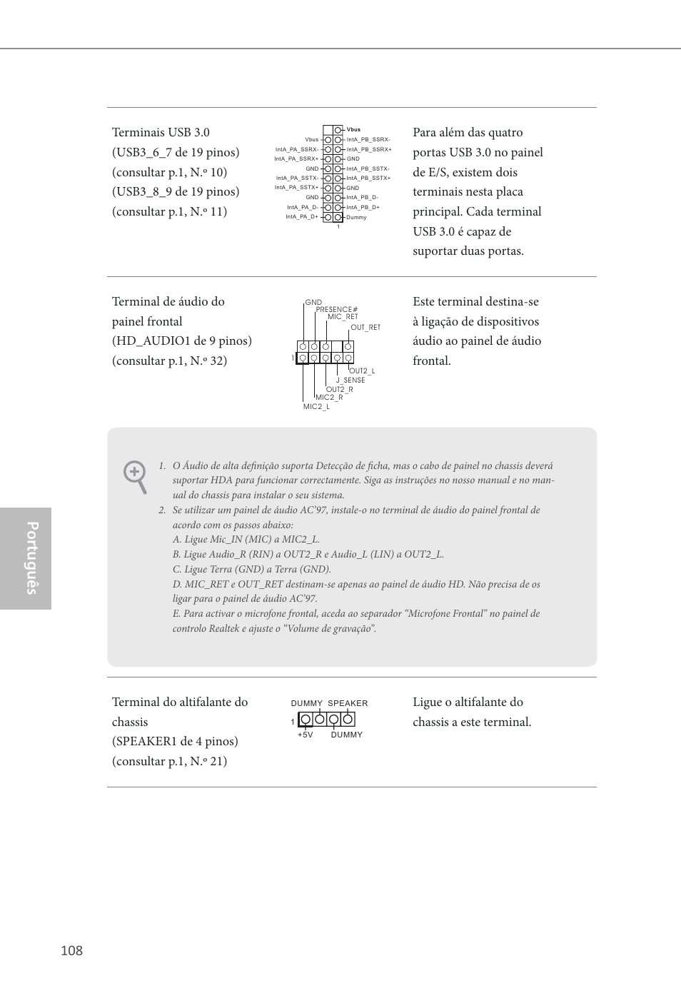 Z87 extreme9/ac, Por tuguês | ASRock Z87 Extreme9__ac User Manual | Page 110 / 193