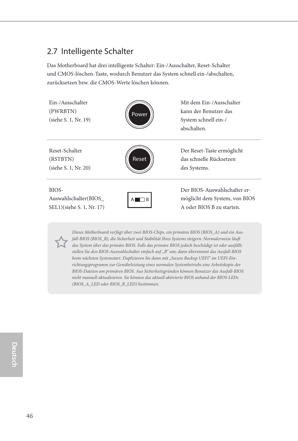7 intelligente schalter, Z87 extreme9/ac, Deutsch | ASRock Z87 Extreme9__ac User Manual | Page 48 / 193