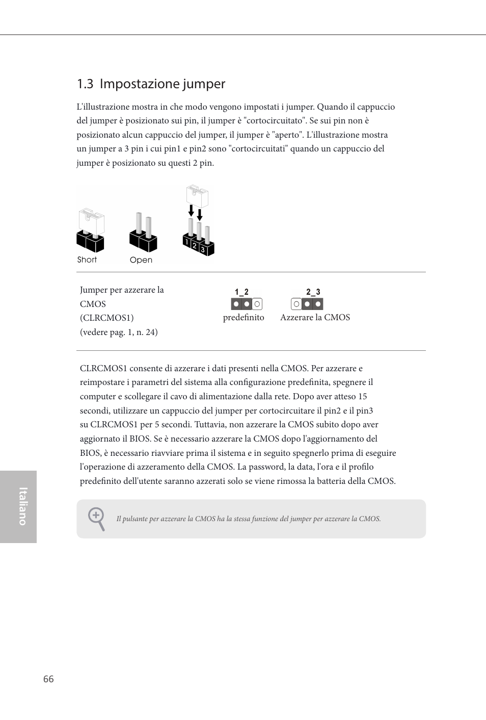 3 impostazione jumper | ASRock Z87 Extreme9__ac User Manual | Page 68 / 193