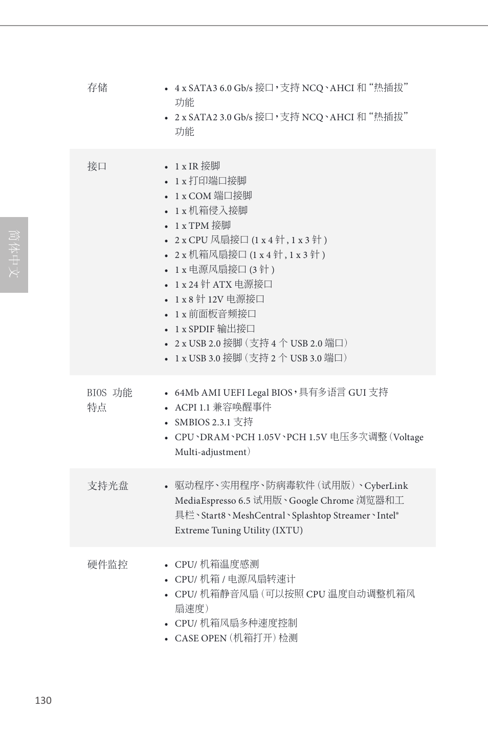 简体中文 | ASRock B85M Pro4 User Manual | Page 132 / 163