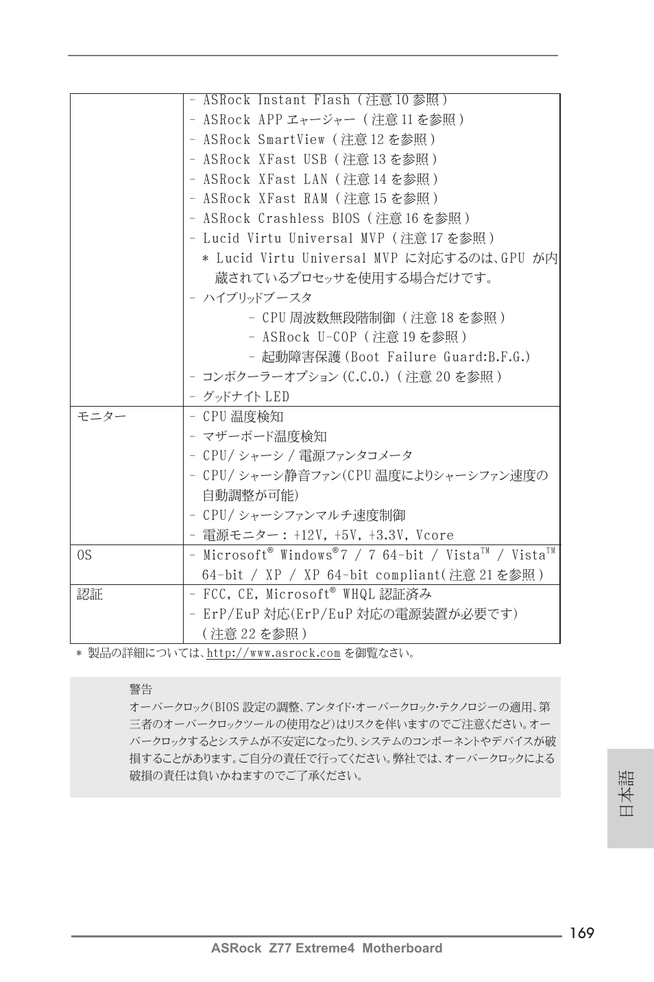 ASRock Z77 Extreme4 User Manual | Page 169 / 221
