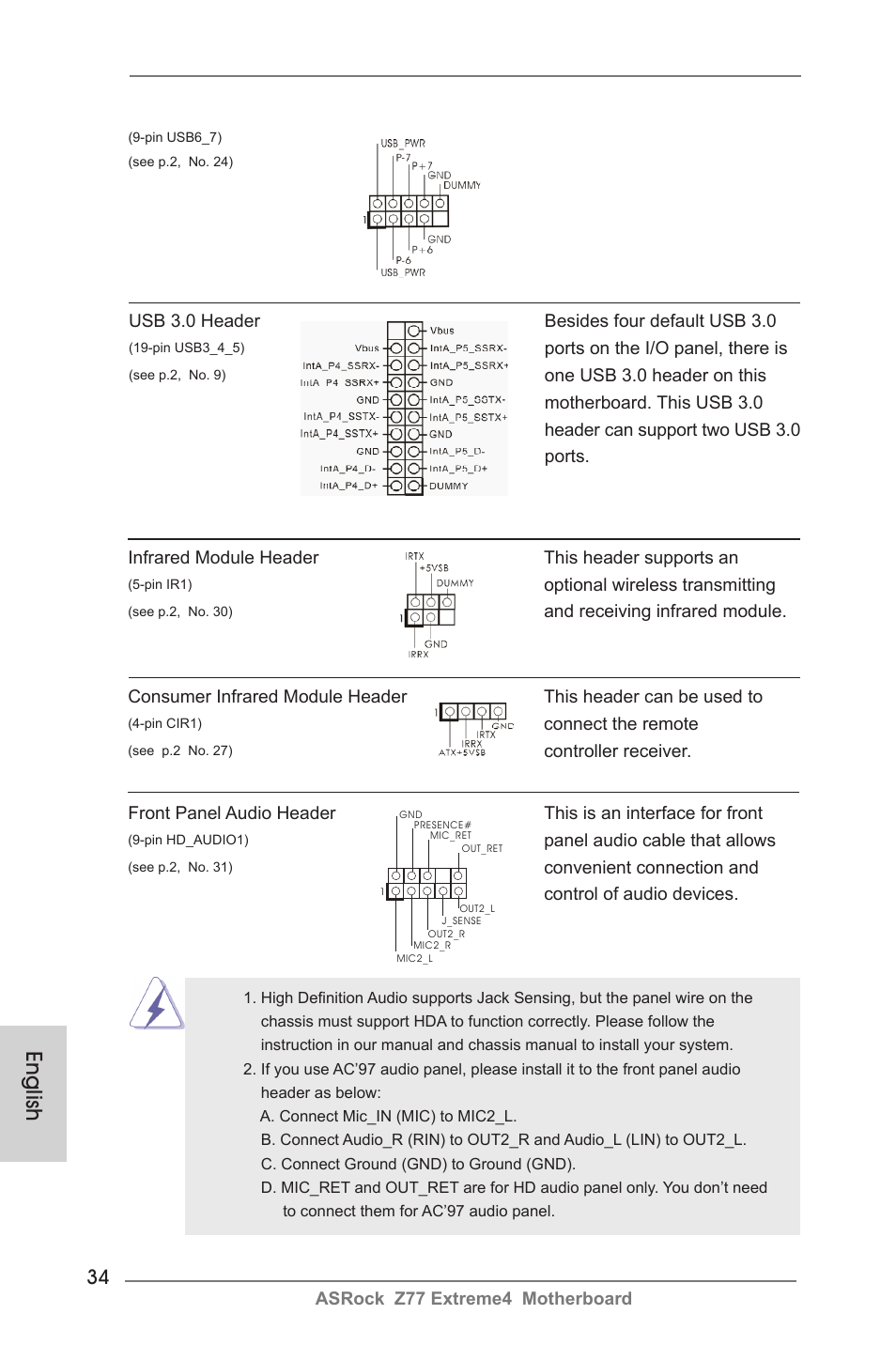 English | ASRock Z77 Extreme4 User Manual | Page 34 / 221