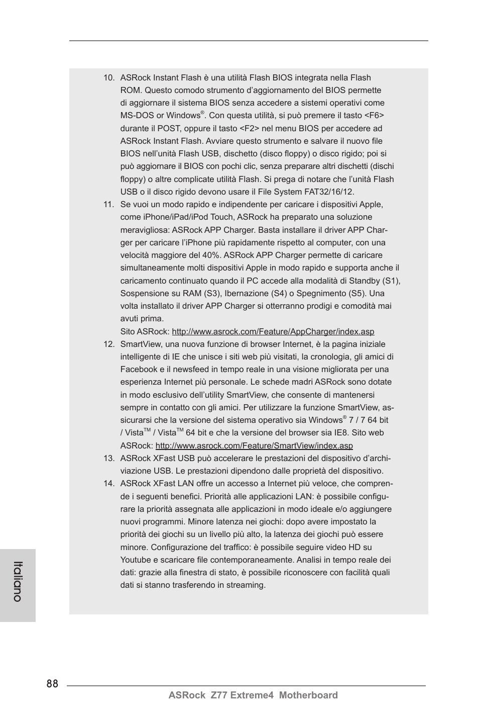 Italiano | ASRock Z77 Extreme4 User Manual | Page 88 / 221