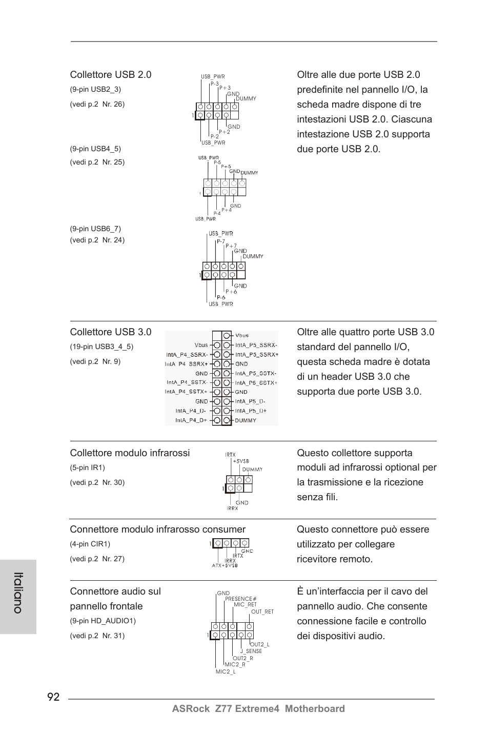 Italiano | ASRock Z77 Extreme4 User Manual | Page 92 / 221