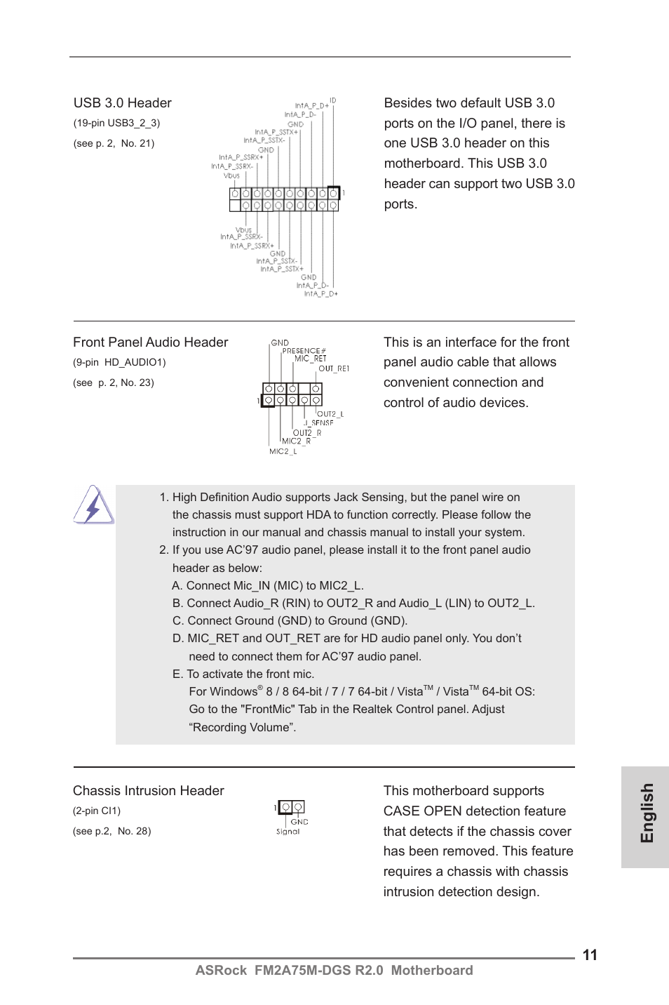 English | ASRock FM2A75M-DGS R2.0 User Manual | Page 11 / 59