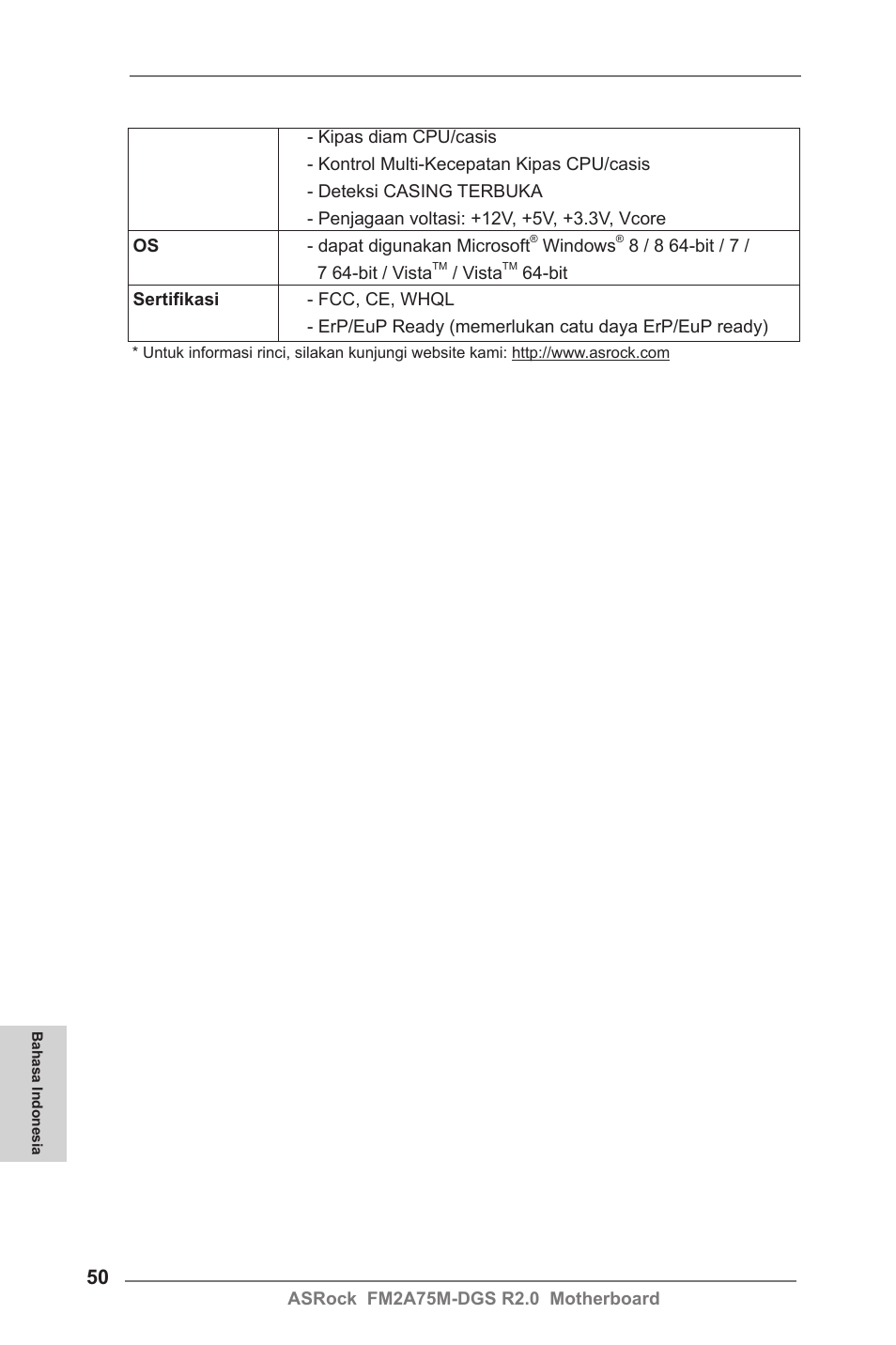 ASRock FM2A75M-DGS R2.0 User Manual | Page 50 / 59