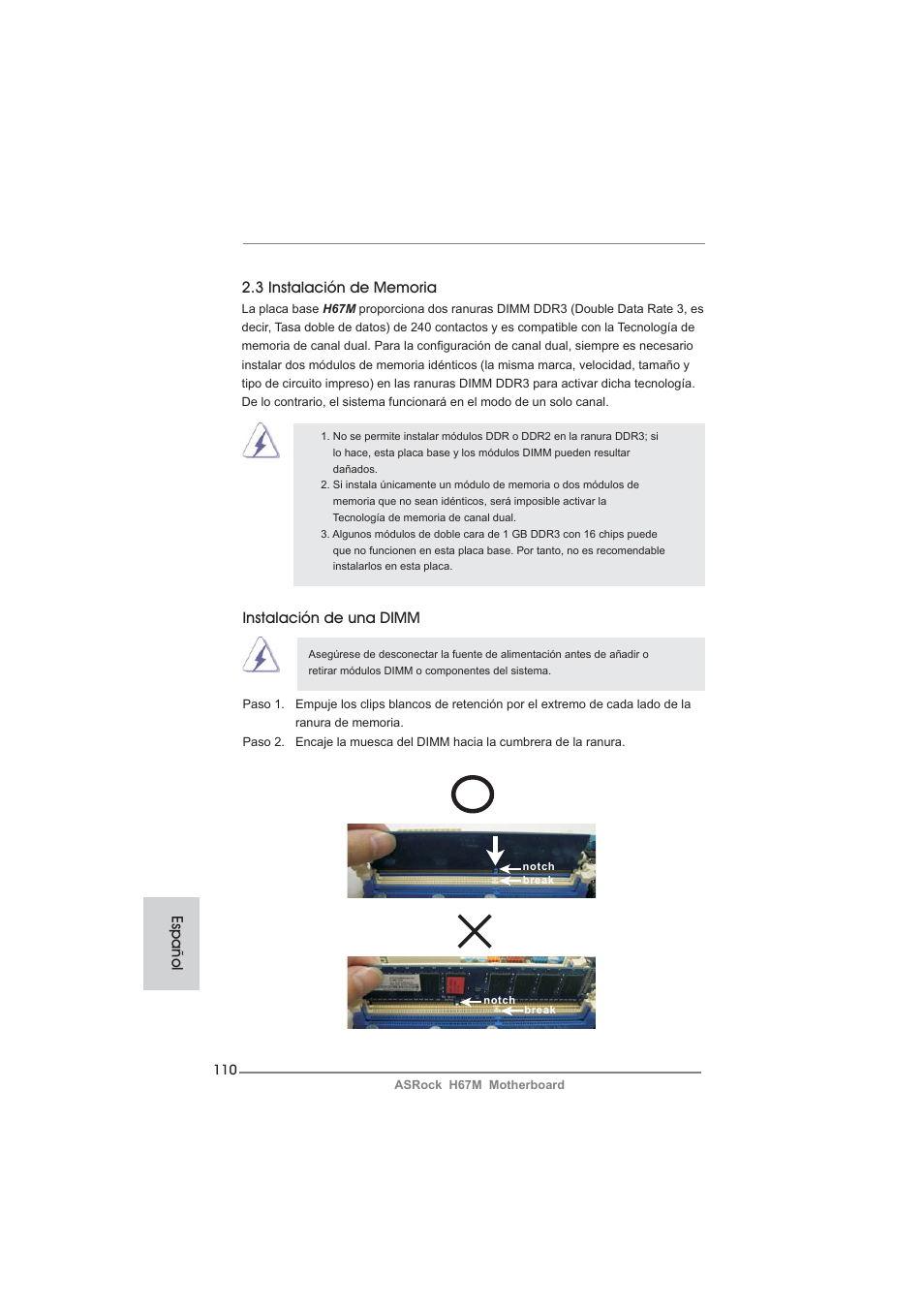 ASRock H67M User Manual | Page 110 / 253