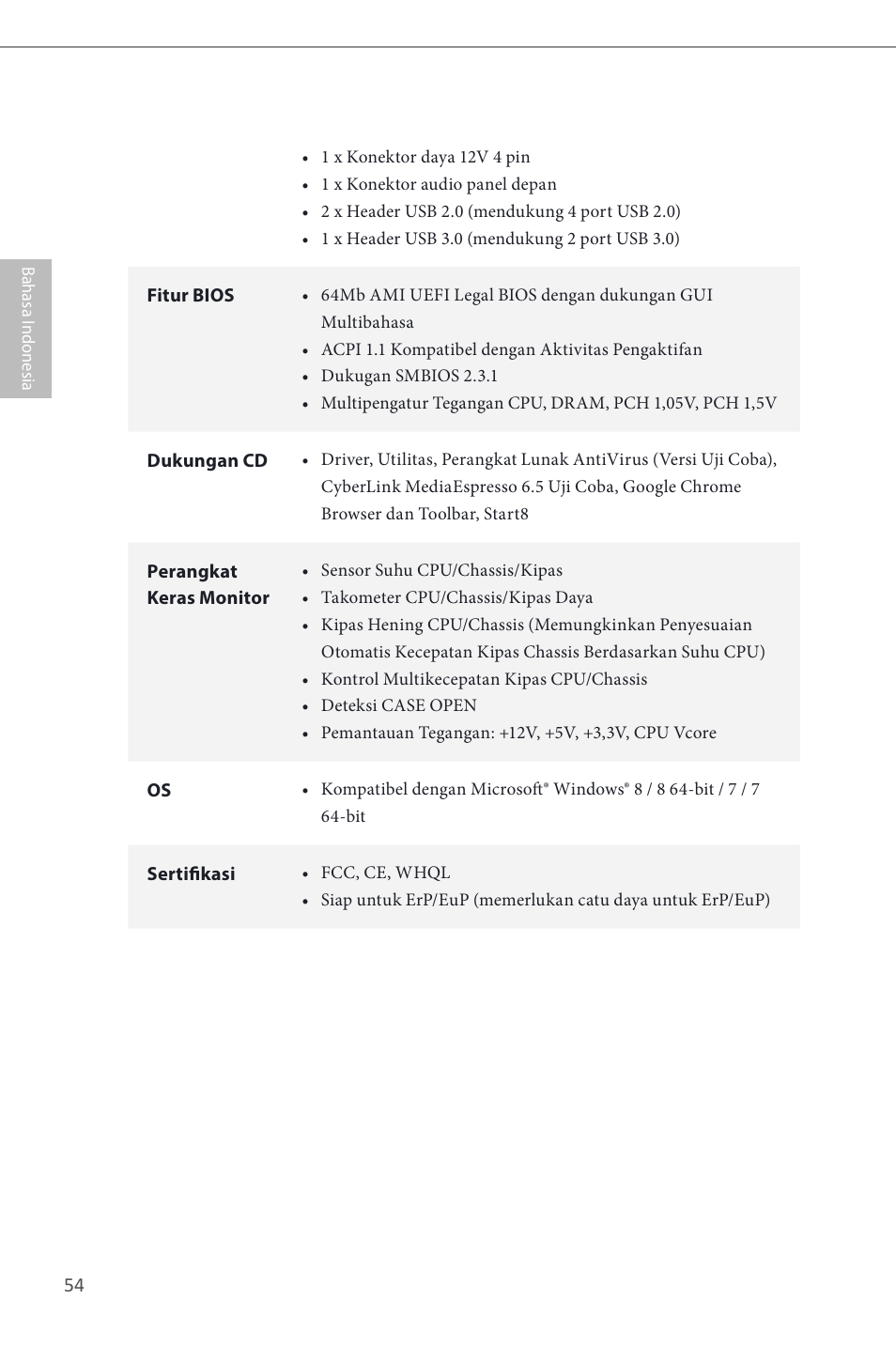 ASRock B85M-HDS User Manual | Page 56 / 57