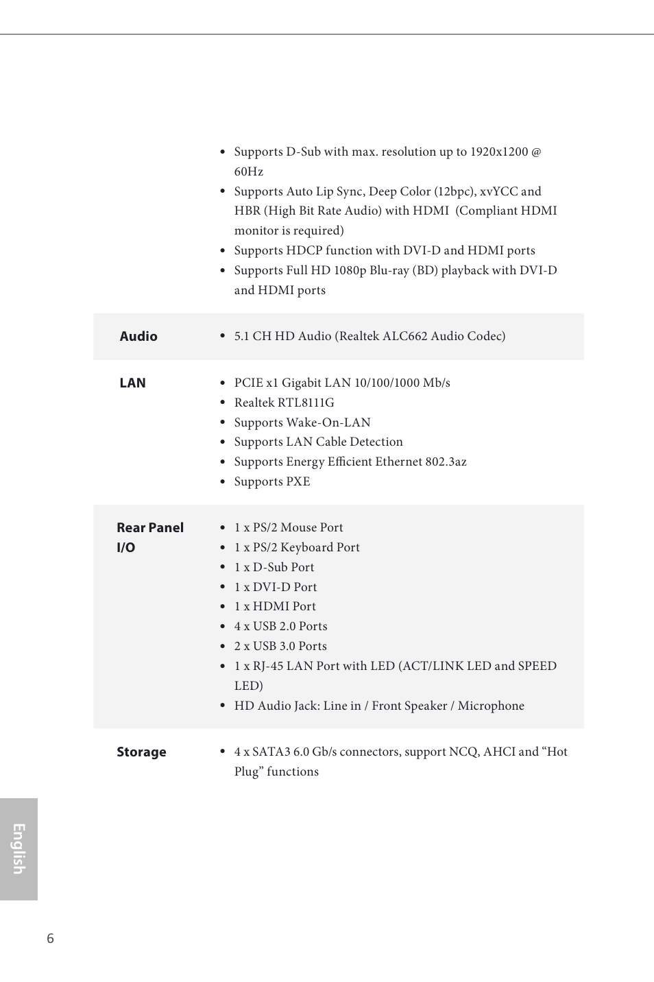 English | ASRock B85M-HDS User Manual | Page 8 / 57