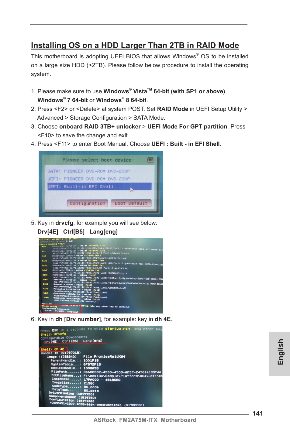 English | ASRock FM2A75M-ITX User Manual | Page 141 / 146