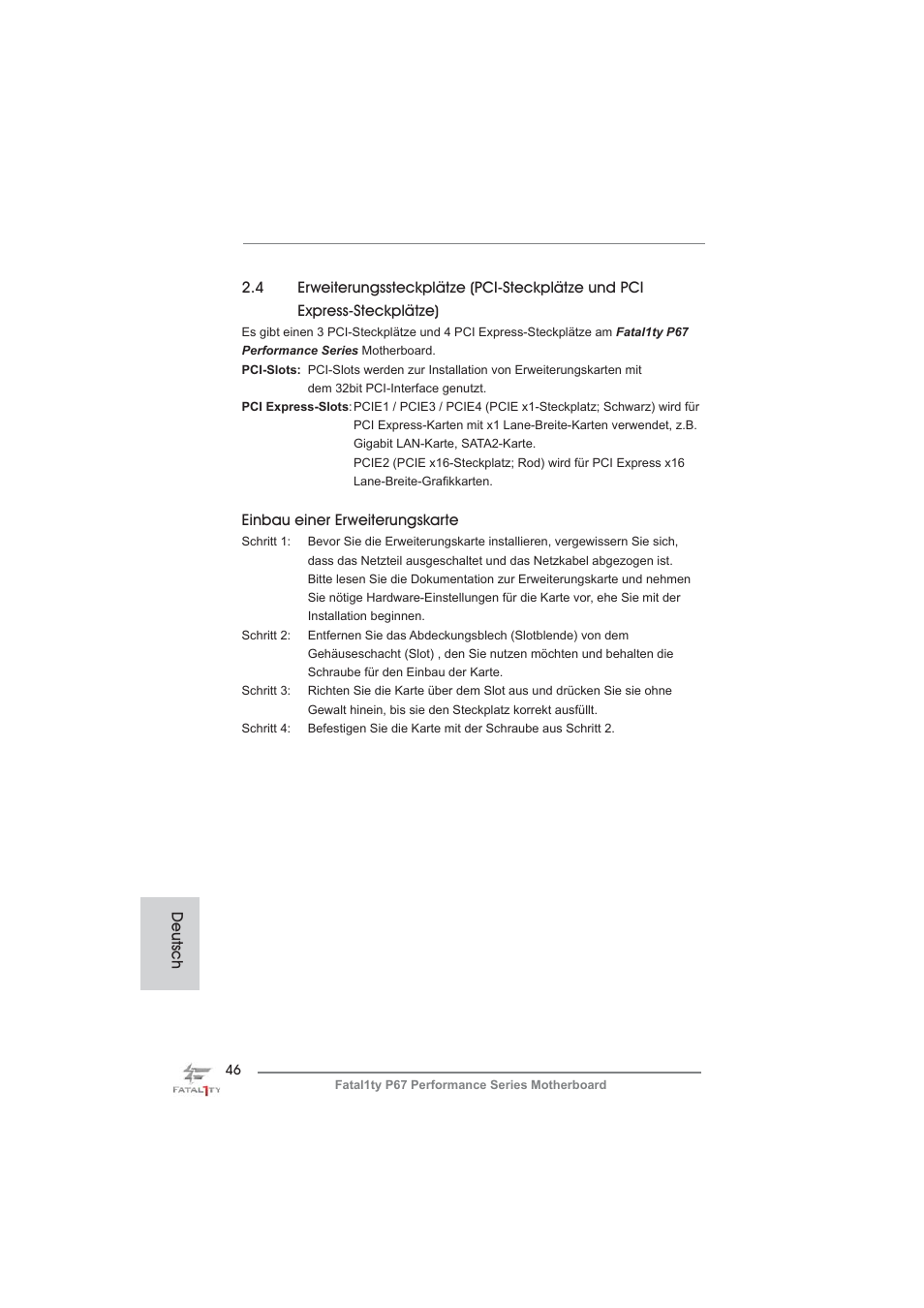 ASRock Fatal1ty P67 Performance User Manual | Page 46 / 266