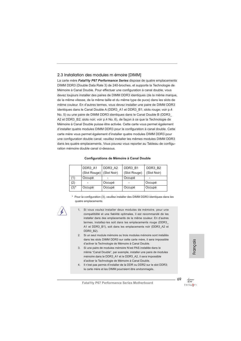 ASRock Fatal1ty P67 Performance User Manual | Page 69 / 266