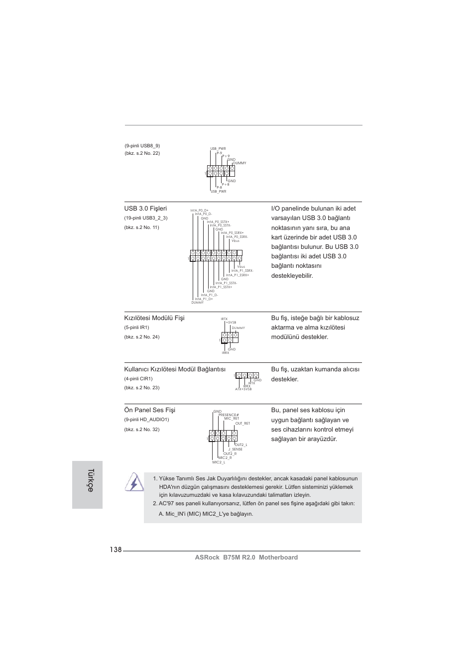 Türkçe | ASRock B75M R2.0 User Manual | Page 138 / 204