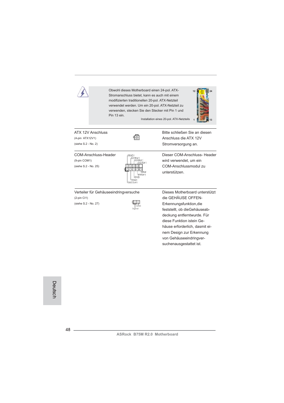 Deutsch | ASRock B75M R2.0 User Manual | Page 48 / 204
