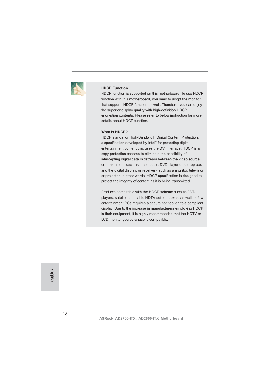 English | ASRock AD2700-ITX User Manual | Page 16 / 158